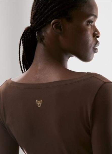 Buy Golden Butter Focal Wrap Blouse | Flattering Longsleeve