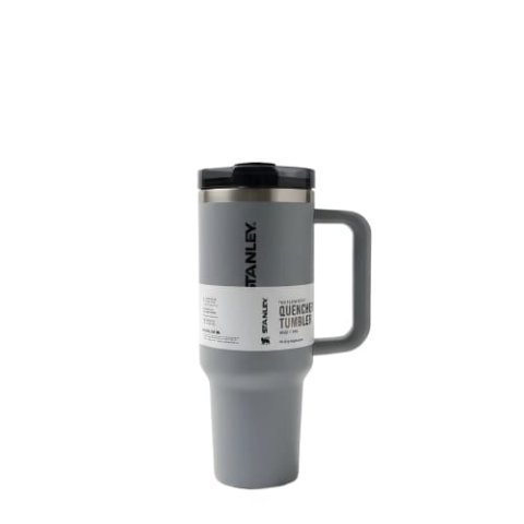Stanley Flip Straw Tumbler 40oz Blue | Insulated Stainless Steel Travel Cup with Handle for Daily Hydration