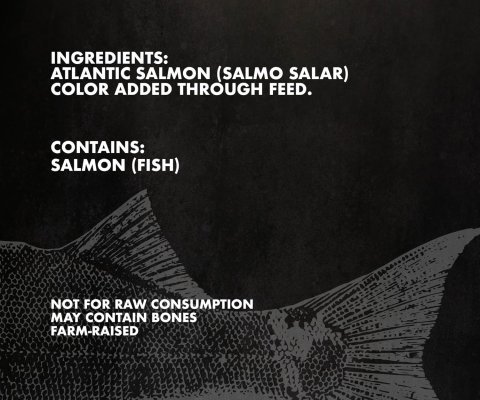 MOWI Atlantic Salmon — Fresh Never Frozen, 2 Fillets (12 oz), Farm-Raised Atlantic Salmon Portions
