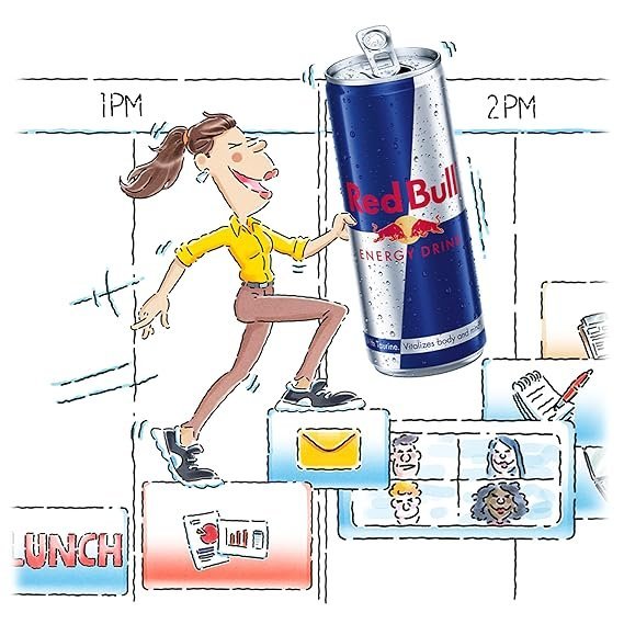 Red Bull Energy Drink 24 Pack 8.4 Oz | Original Energy Drink with Caffeine Taurine and B Vitamins