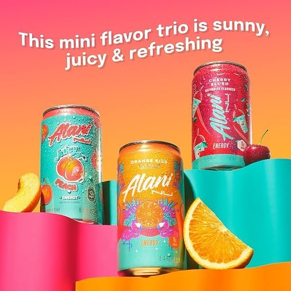 Alani Nu Energy Drink Variety Pack 12 Pack | Zero Sugar Low Calorie Energy Drinks with B Vitamins and Natural Focus
