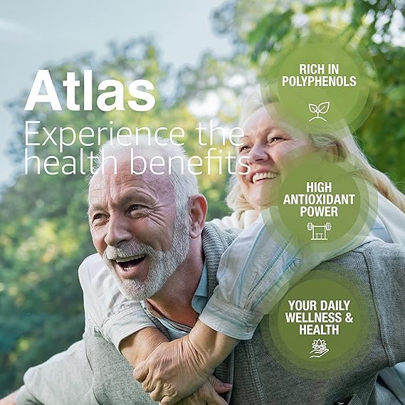 Buy Atlas Cold Press Extra Virgin Olive Oil 1L | Polyphenol Rich Organic Moroccan EVOO for Healthy Cooking