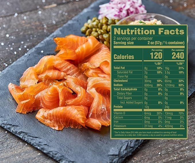 Buy Ducktrap River Plain Smoked Salmon 4 OZ | Premium Responsibly Farmed Smoked Salmon for Healthy Gourmet Snacks
