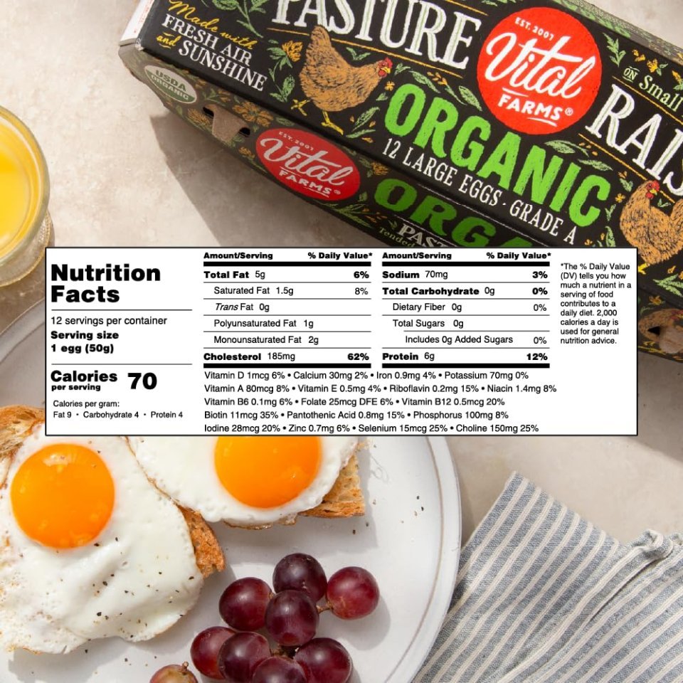 Organic Pasture Raised Eggs | Farm Fresh Organic Eggs for Healthy Daily Nutrition