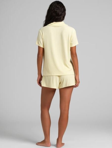 Slinky Rib Short Sleeve PJ Set